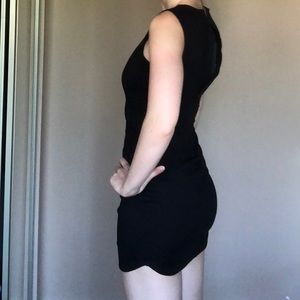 Black mini dress